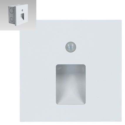 Emithor 70420 - LED svetlo za stepenište sa senzorom VIX, LED/1W/230V, 4000K, belo