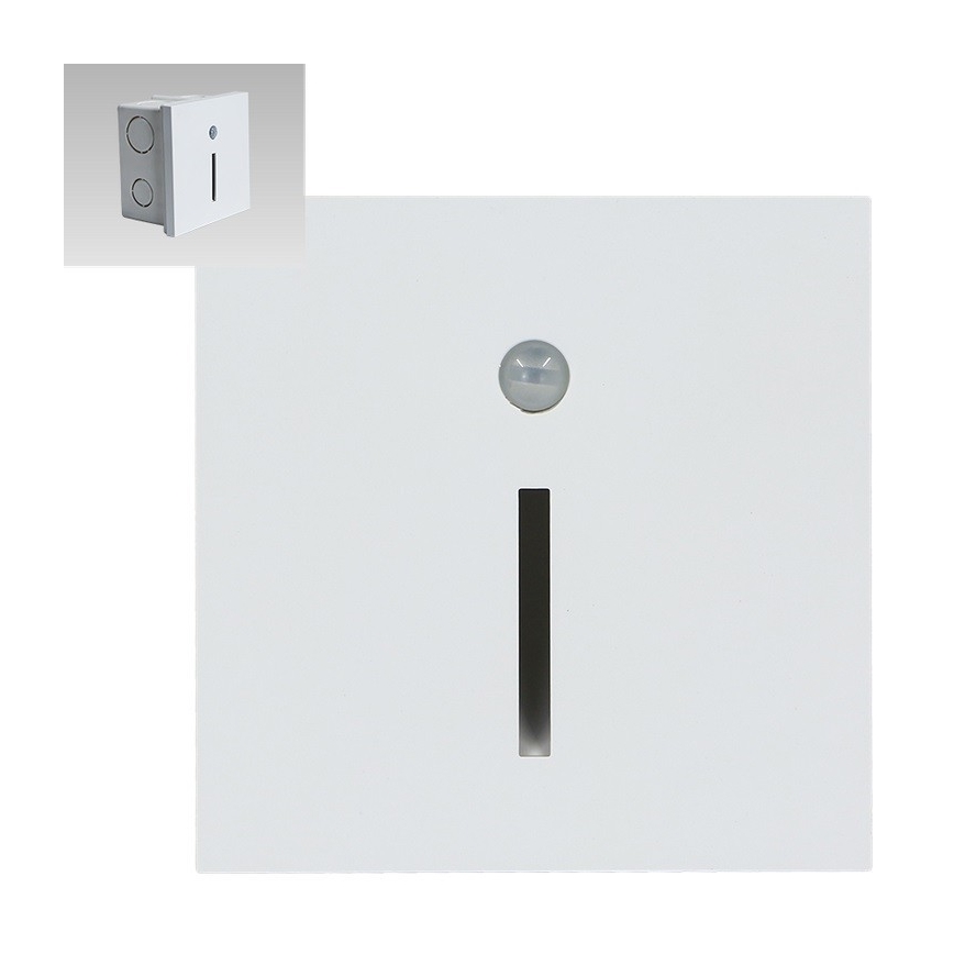 Emithor 70426 - LINE LED svetlo za stepenice sa senzorom LED/1W/230V 4000K belo