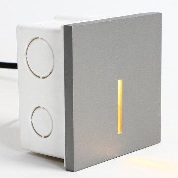 Emithor 70429 - LED svetiljka za stepenište LINE LED/1W/230V 4000K siva