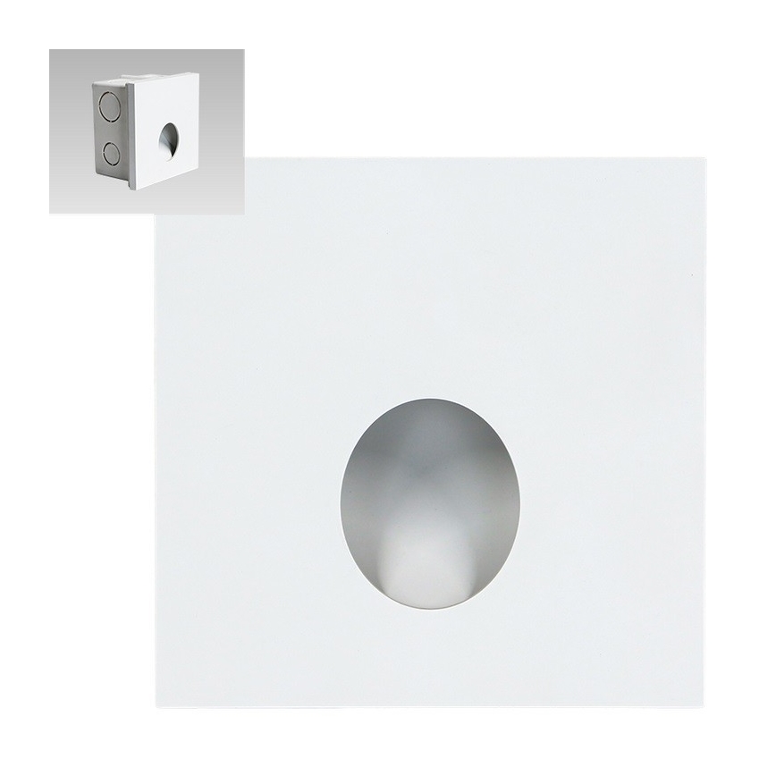 Emithor 70433 - LED svetlo za stepenište OLIVE LED/1W/230V 4000K belo