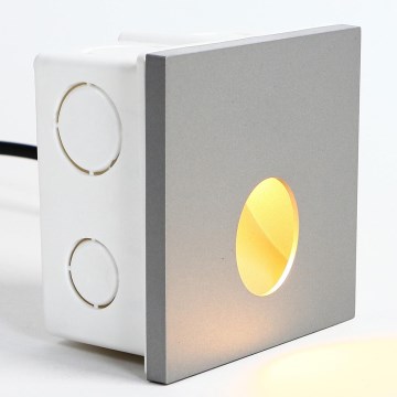 Emithor 70435 - LED svetiljka za stepenište OLIVE LED/1W/230V 4000K siva