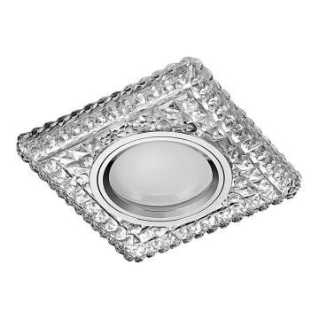 Emithor 71096 - LED ugradna svetiljka ELEGANT GLASS FIX 1xGU10/50W + LED/3W traka