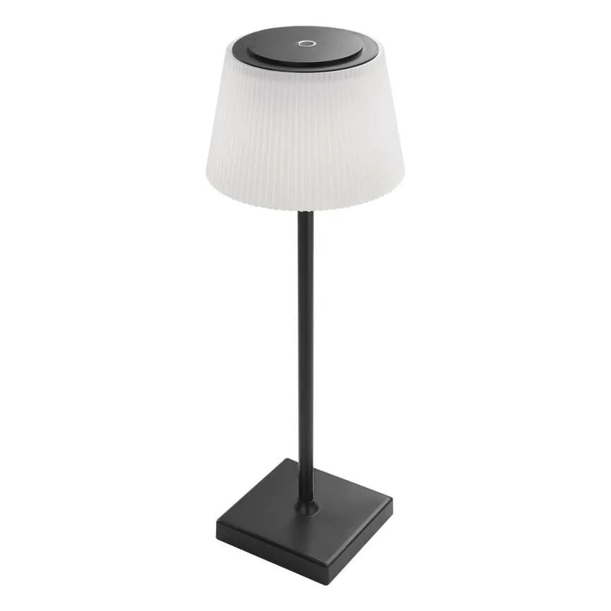 LED prigušiva punjiva lampa KATIE LED/4W/10V 1800mAh IP44 CRI 90 crna
