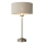 Endon 100646 - Stona lampa HIGHCLERE 1xE14/7W/230V bež/matni hrom, prečnik 25 cm