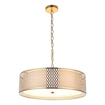 Endon 101569 - Luster na lancu CORDERO 3xE27/10W/230V zlatna