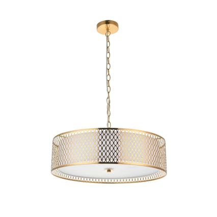 Endon 101569 - Luster na lancu CORDERO 3xE27/10W/230V zlatna