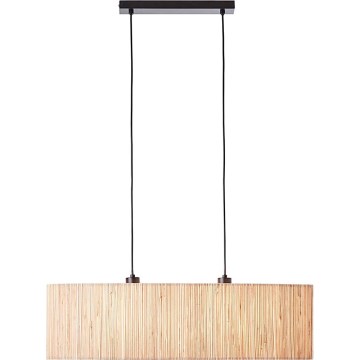 Endon 101692 - Luster na sajli LONGSHORE 2xE27/10W/230V bež