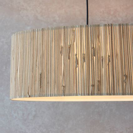 Endon 101692 - Luster na sajli LONGSHORE 2xE27/10W/230V bež