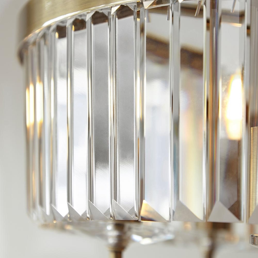 Endon 102505 - Luster na lancu 6xE14/6W/230V prečnik 55 cm mesing