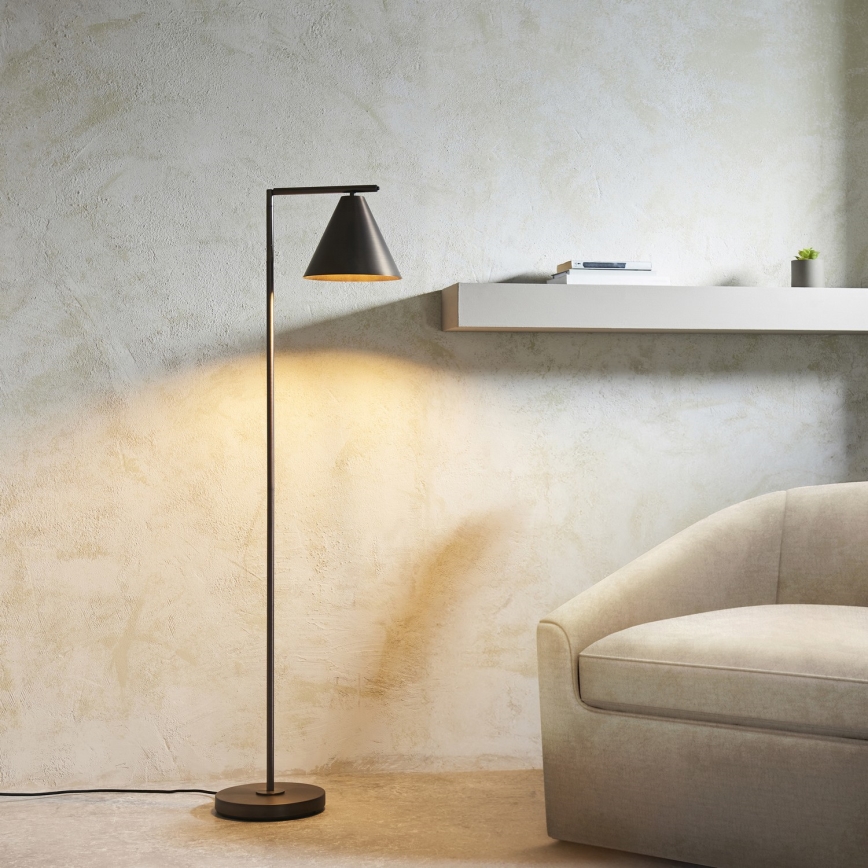 Endon 102895 - Podna lampa CAPE 1xE27/10W/230V bronzana