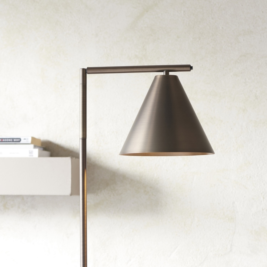Endon 102895 - Podna lampa CAPE 1xE27/10W/230V bronzana