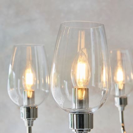 Endon 103315 - Luster na lancu 6xE14/6W/230V sjajni hrom