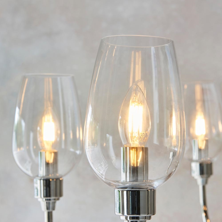 Endon 103315 - Luster na lancu 6xE14/6W/230V sjajni hrom
