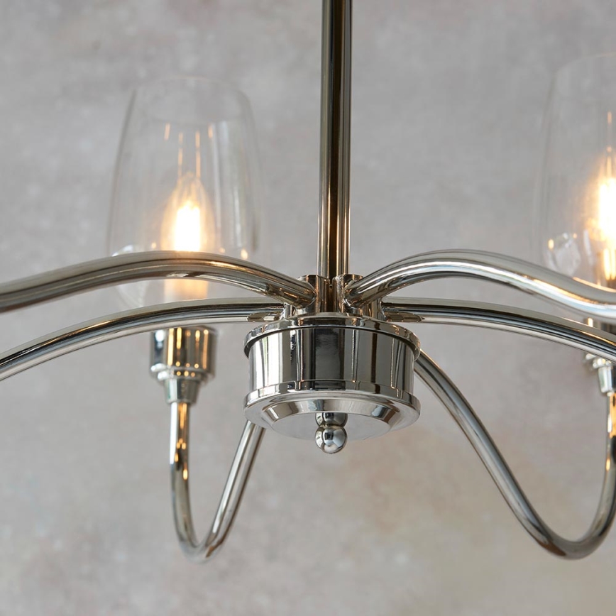 Endon 103315 - Luster na lancu 6xE14/6W/230V sjajni hrom