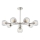 Endon 104051 - Luster na šipci ALLEGRA 8xE14/7W/230V sjajni hrom