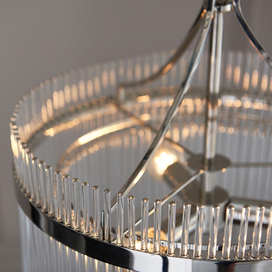 Endon 104113 - Luster na lancu MARIETTA 3xE14/7W/230V sjajni hrom/prozirno