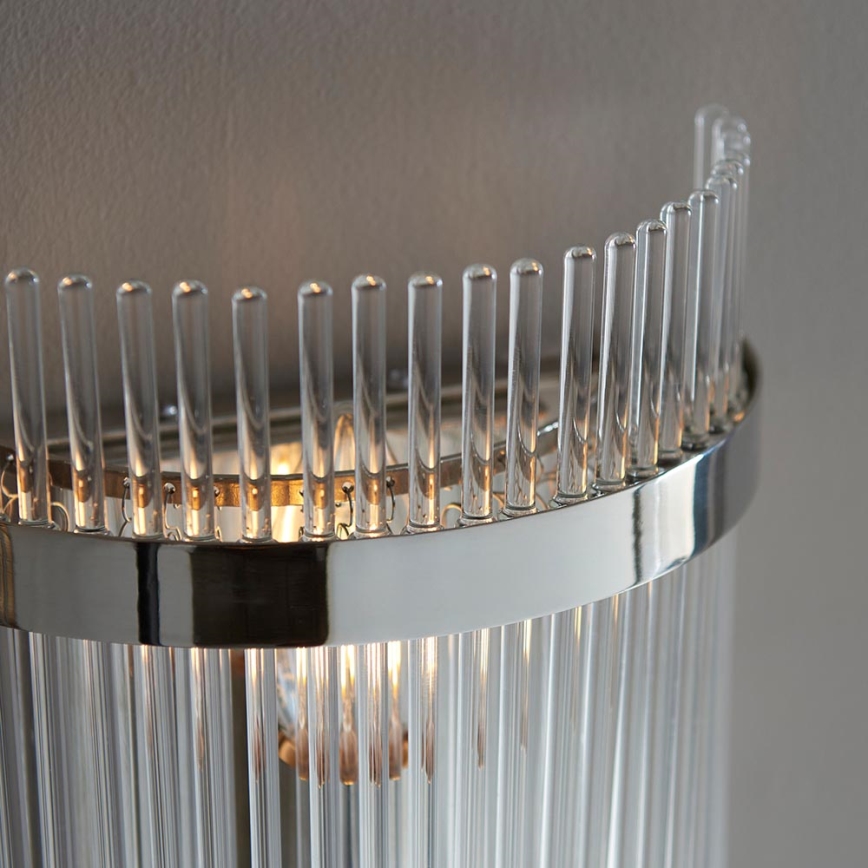 Endon 104114 - Zidno svetlo MARIETTA 1xE14/6W/230V sjajni hrom/prozirno