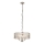 Endon 104466 - Luster na lancu CLIFTON 3xE14/6W/230V prečnik 38,5 cm sjajni hrom/prozirno staklo