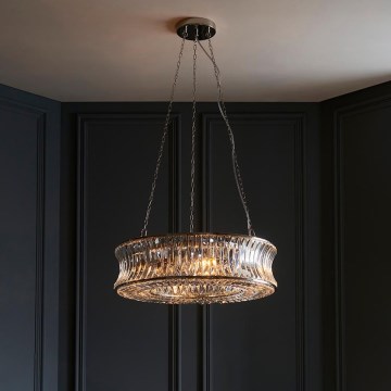 Endon 104528 - Luster na lancu 6xE14/6W/230V sjajni hrom