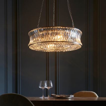 Endon 104528 - Luster na lancu 6xE14/6W/230V sjajni hrom