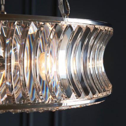 Endon 104528 - Luster na lancu 6xE14/6W/230V sjajni hrom