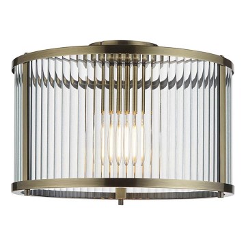 Endon 106265 - Plafonska svetiljka RIDGETON 1xE27/10W/230V mesing
