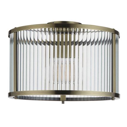 Endon 106265 - Plafonska svetiljka RIDGETON 1xE27/10W/230V mesing