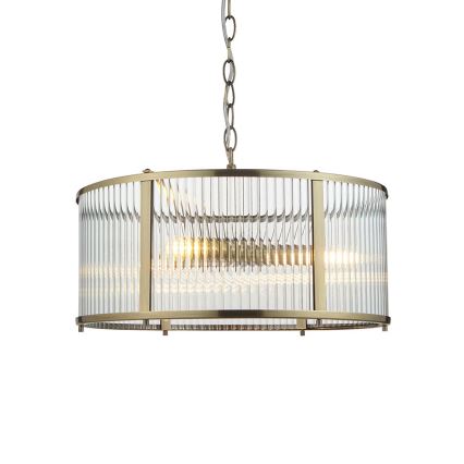 Endon 106282 - Luster na lancu RIDGETON 3xE14/6W/230V mesing