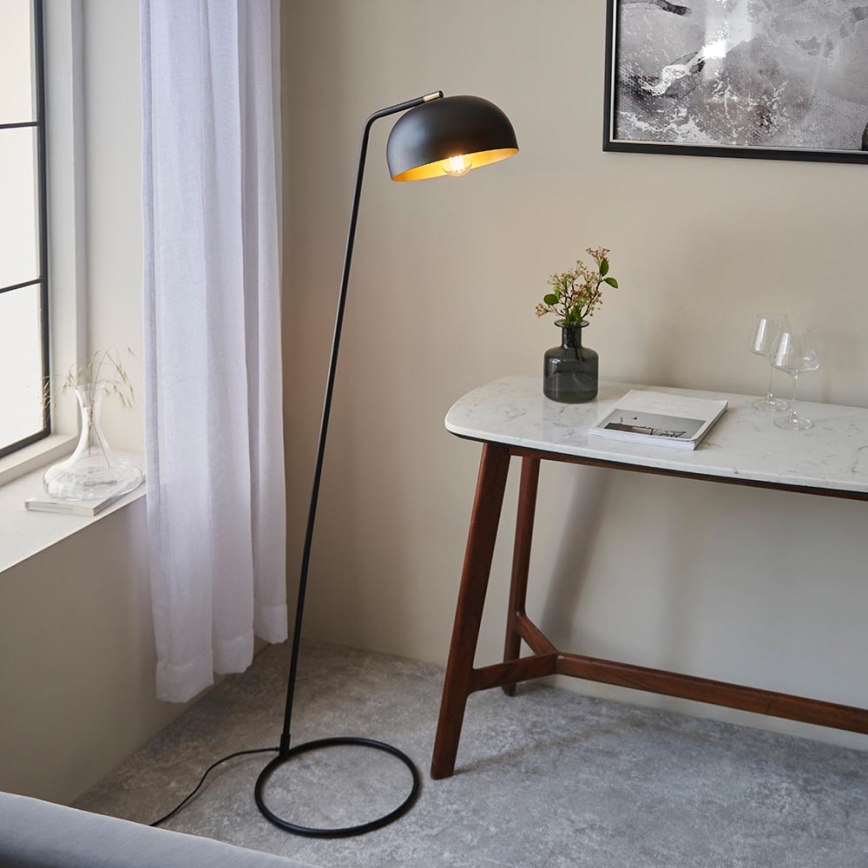 Endon 106337 - Podna lampa BRAIR 1xE27/10W/230V crna