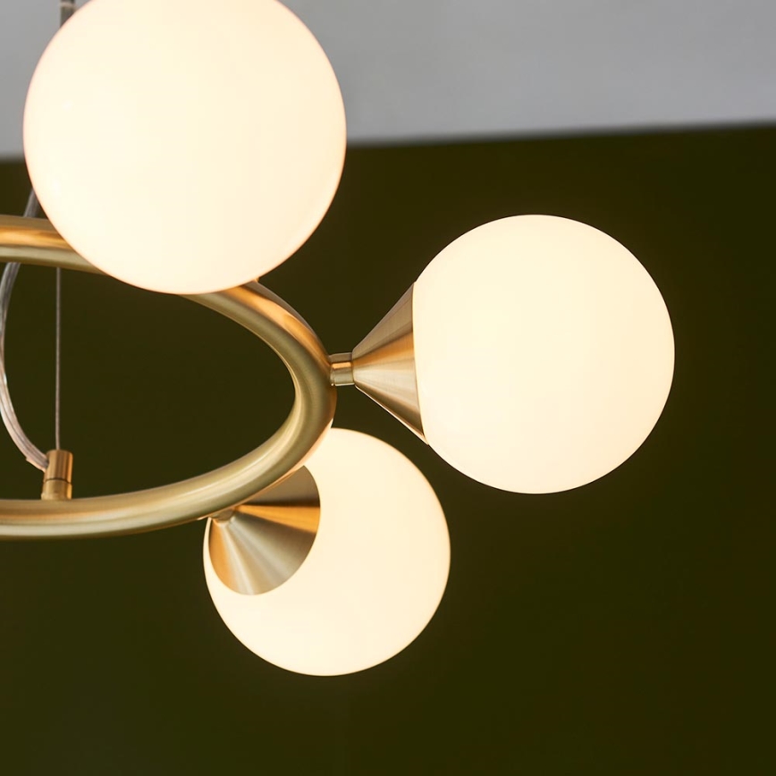Endon 106390 - Luster na sajli OTIS 6xG9/3W/230V zlatni