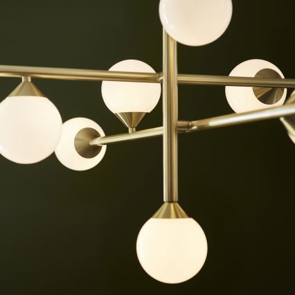 Endon 106754 - Luster na šipci OTIS 10xG9/5W/230V zlatna