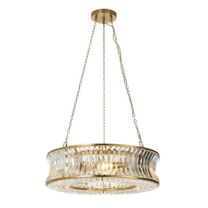 Endon 106811 - Luster na lancu 6xE14/6W/230V zlatni
