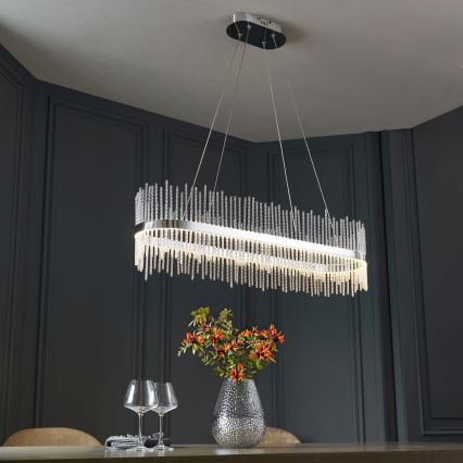 Endon 107109 - LED luster na sajli LED/47W/230V 3000K sjajni hrom