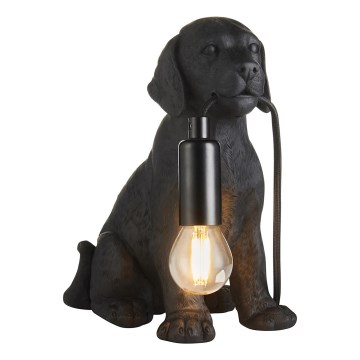 Endon 107365 - Stona lampa PUPPY 1xE14/7W/230V crna
