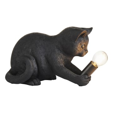Endon 107390 - Stona lampa KITTEN 1xE14/7W/230V crna