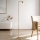 Endon 107609 - Podna lampa 1xE27/10W/230V mesing