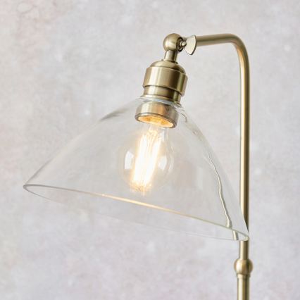 Endon 107609 - Podna lampa 1xE27/10W/230V mesing
