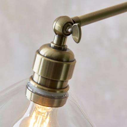 Endon 107609 - Podna lampa 1xE27/10W/230V mesing