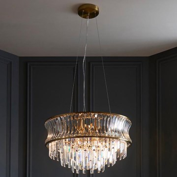 Endon 107785 - Luster na sajli 9xE14/6W/230V mesing