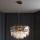 Endon 107785 - Luster na sajli 9xE14/6W/230V zlatna