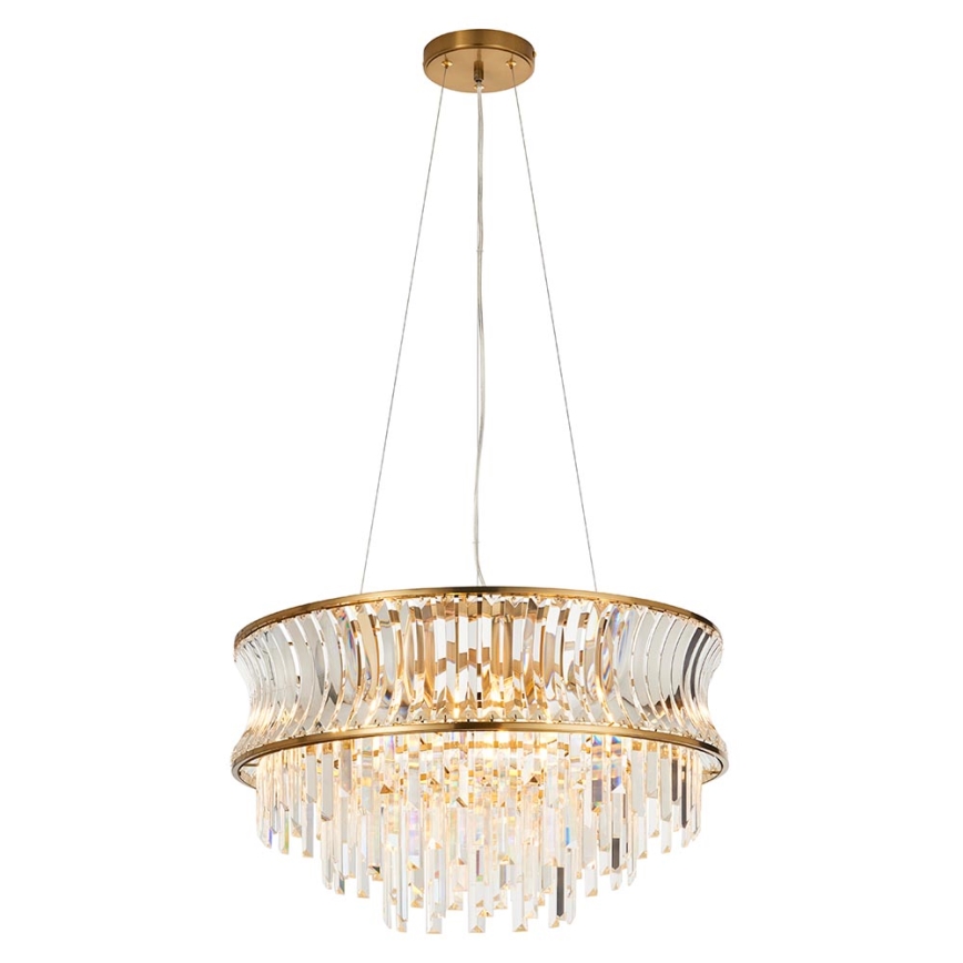 Endon 107785 - Luster na sajli 9xE14/6W/230V zlatna