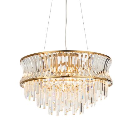 Endon 107785 - Luster na sajli 9xE14/6W/230V zlatna