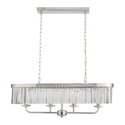 Endon 109058 - Luster na lancu 4xE14/6W/230V polirani hrom