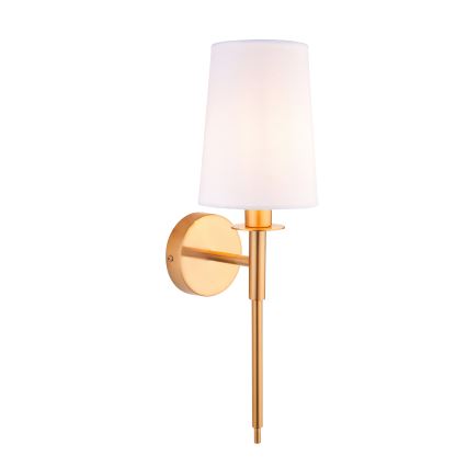Endon 110738 - Zidna lampa 1xE14/6W/230V bela/zlatna