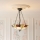 Endon 111879 - Luster na lancu Tiffany INGRAM 3xE27/10W/230V prečnik 45 cm