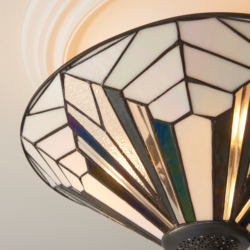 Endon 111895 - Plafonski luster Tiffany ASTORIA 3xE27/10W/230V, prečnik 48 cm