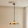 Endon 112197 - Luster na lancu Tiffany INGRAM 1xE27/60W/230V prečnik 45 cm
