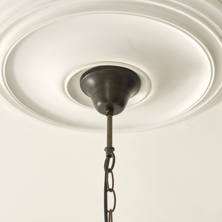 Endon 112246 - Luster na lancu Tiffany BOTANICA 1xE27/60W/230V, prečnik 45 cm