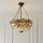 Endon 112251 - Luster na lancu Tiffany DRAGONFLY 3xE27/60W/230V prečnika 50 cm