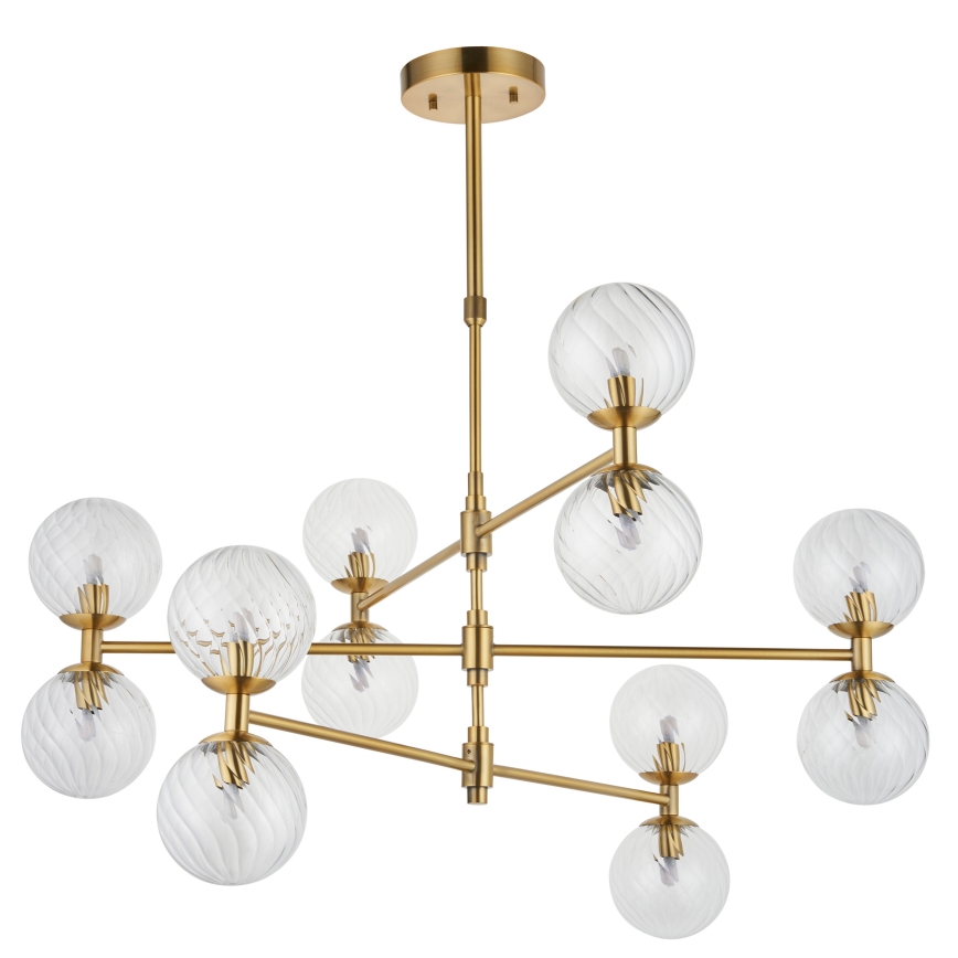 Endon 114041 - Luster na stalku 12xG9/3,2W/230V zlatni